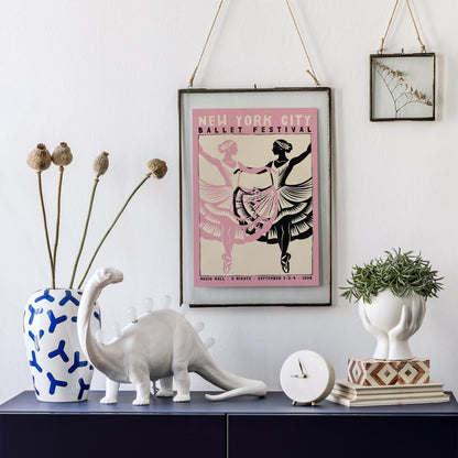 NYC Ballet Festival 1957 Poster Print