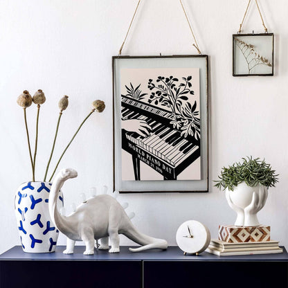 World Piano Day Poster Print