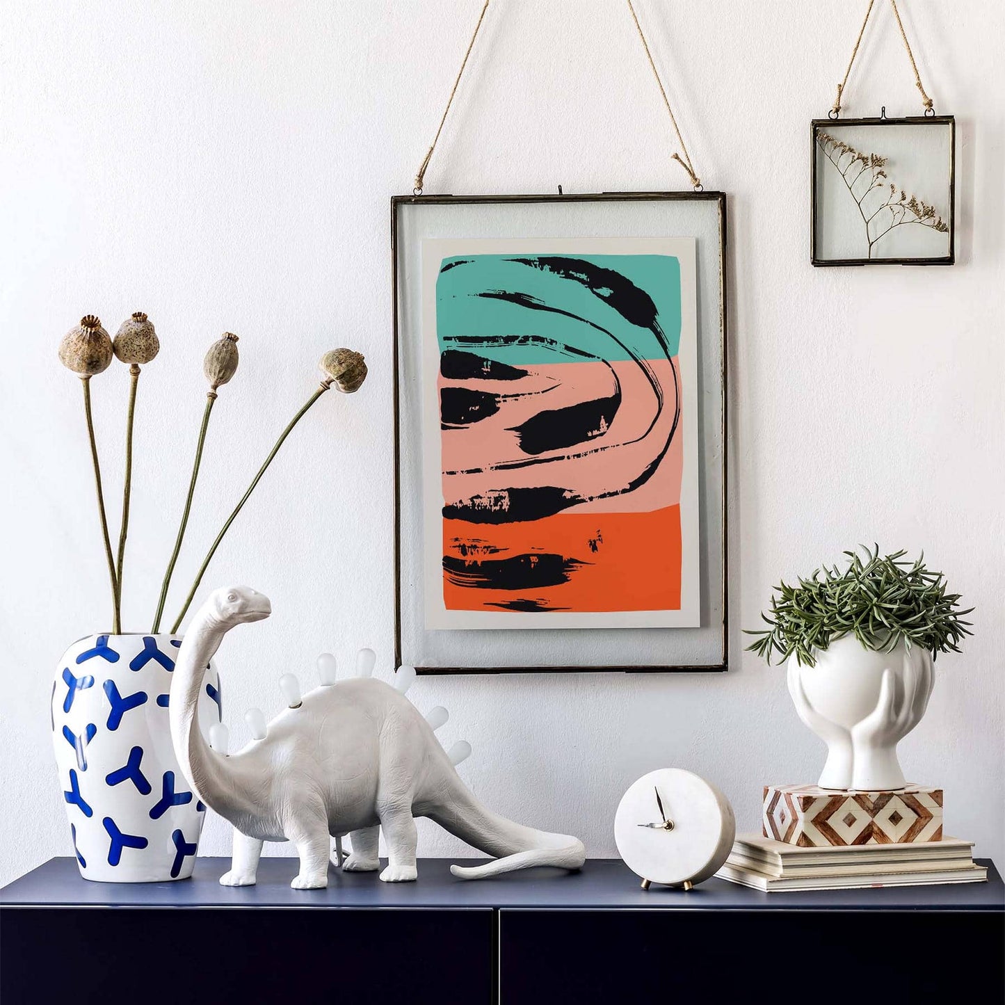 Abstract Brushstroke Poster Print