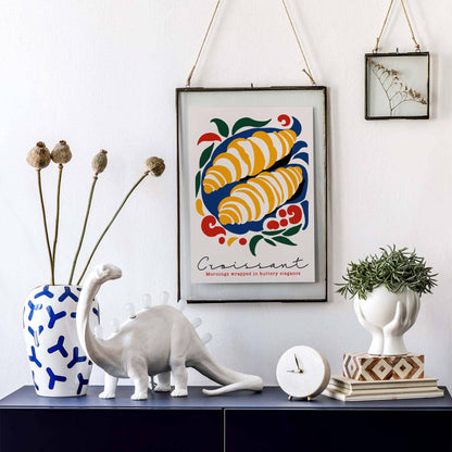 Croissant Morning Poster Print