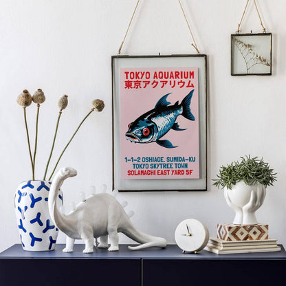 Tokyo Aquarium Retro Poster