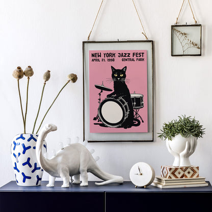 New York Jazz Fest Cat 1998 Poster