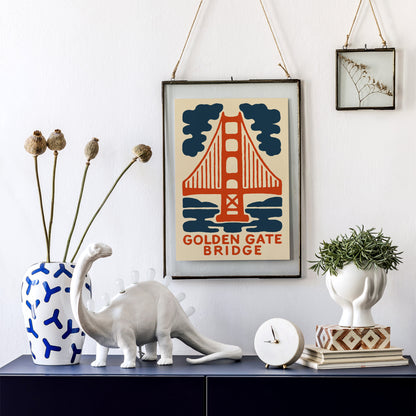 Golden Gate Bridge Travel Poster