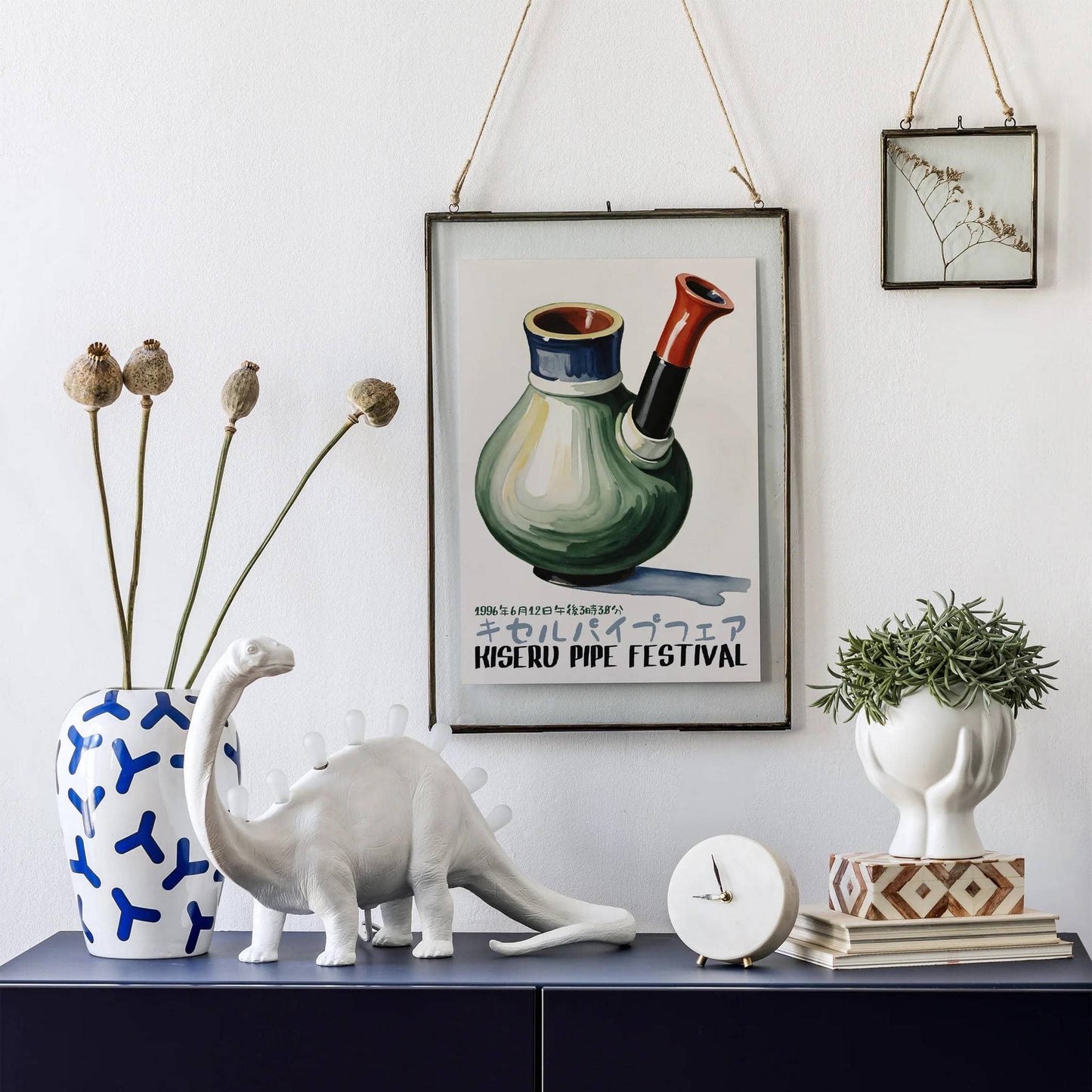 Japanese Smoking Pipe Festival Poster