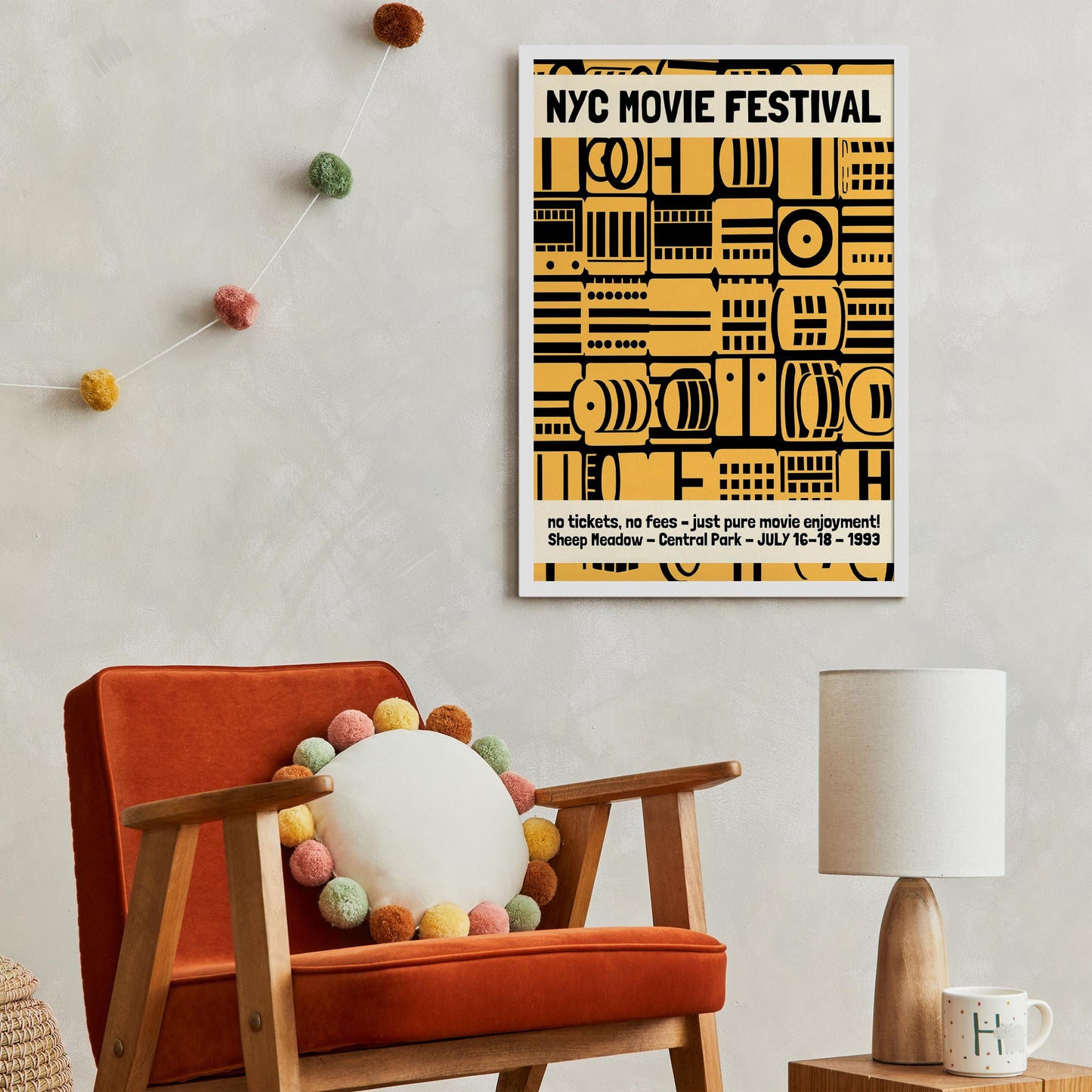NYC Movie Festival Wall Art
