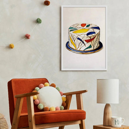 Kintsugi Cake Japanese Wall Art Print