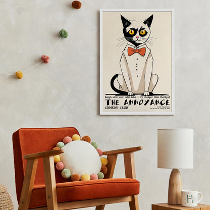 Fancy Cat Comedy Poster
