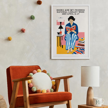 Cozy Reader Poster Print