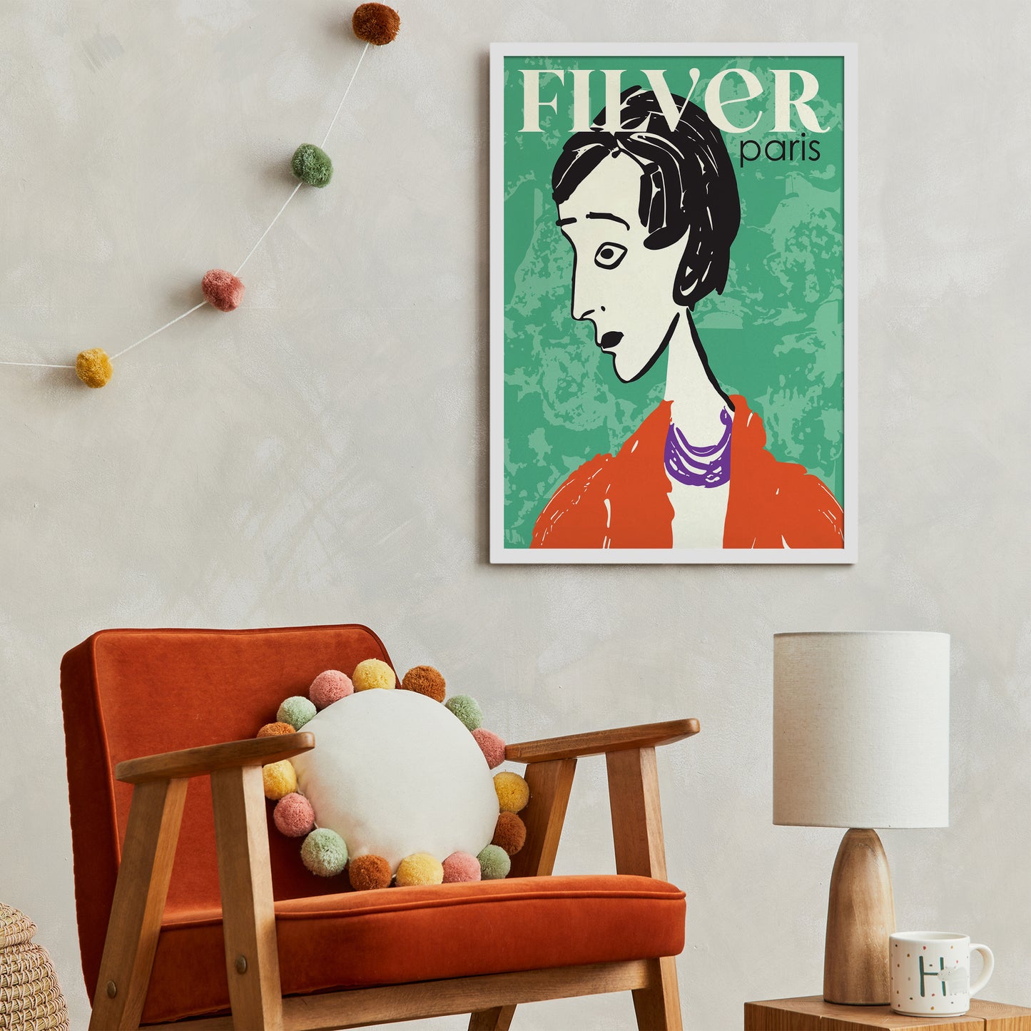 Filver Paris Fashion Retro Poster