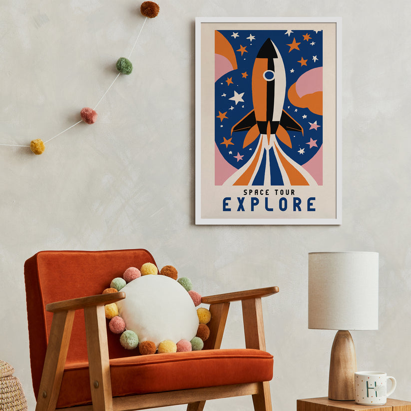 Explore, Space Tour Poster – HypeSheriff