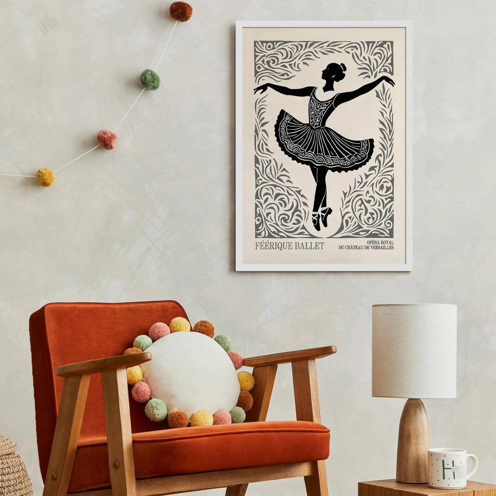Curated visual reference: Visual Reference: Retro French Ballerina Wall Art
