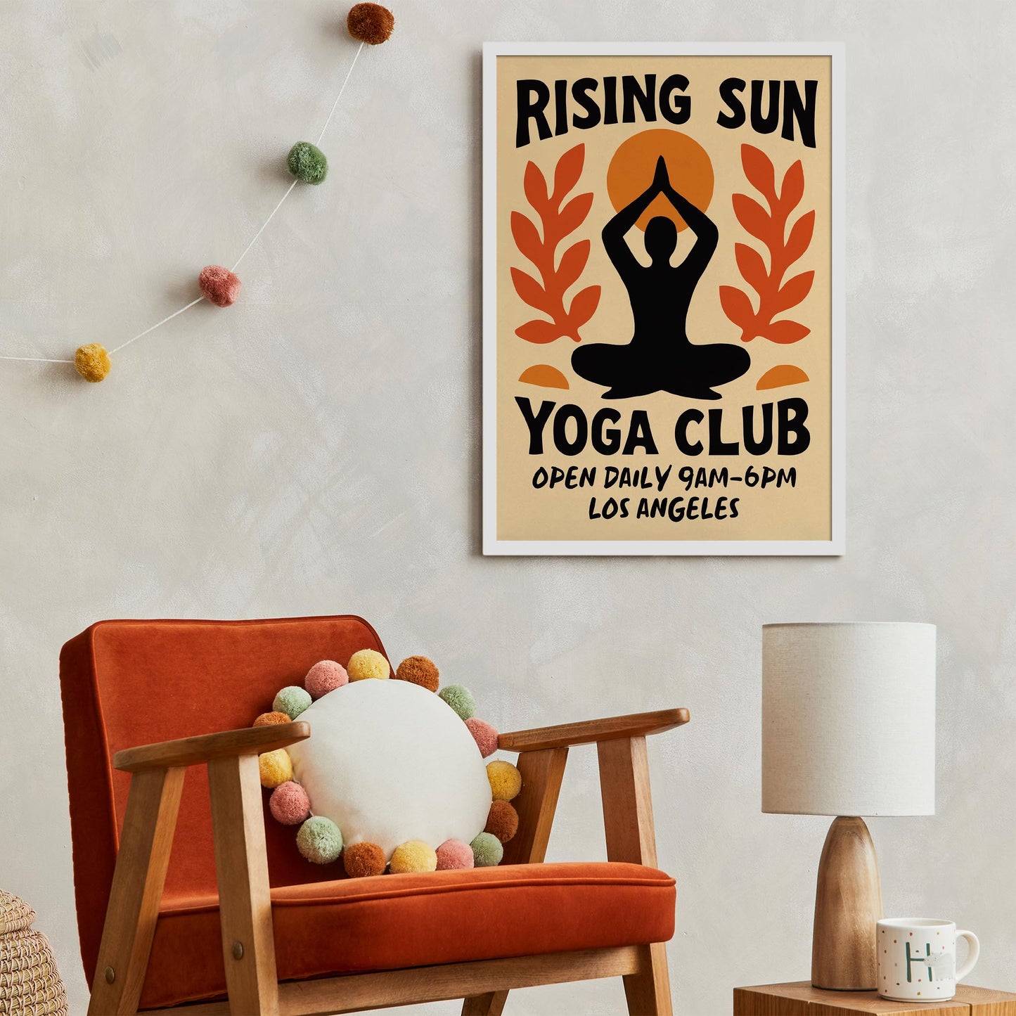 Yoga Club Los Angeles Poster