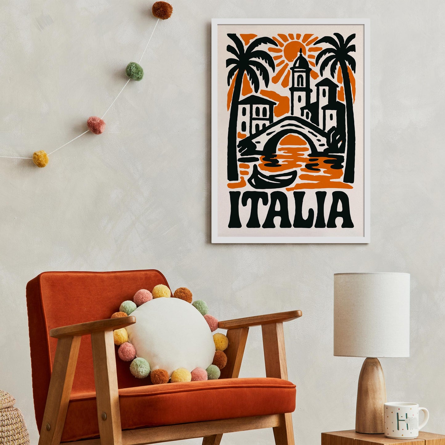 Italia Travel Poster Print