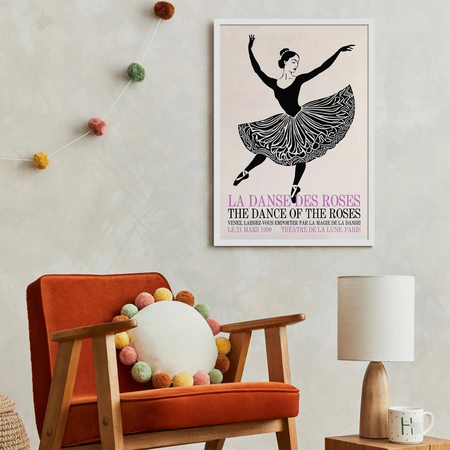 Vintage French Ballet Poster