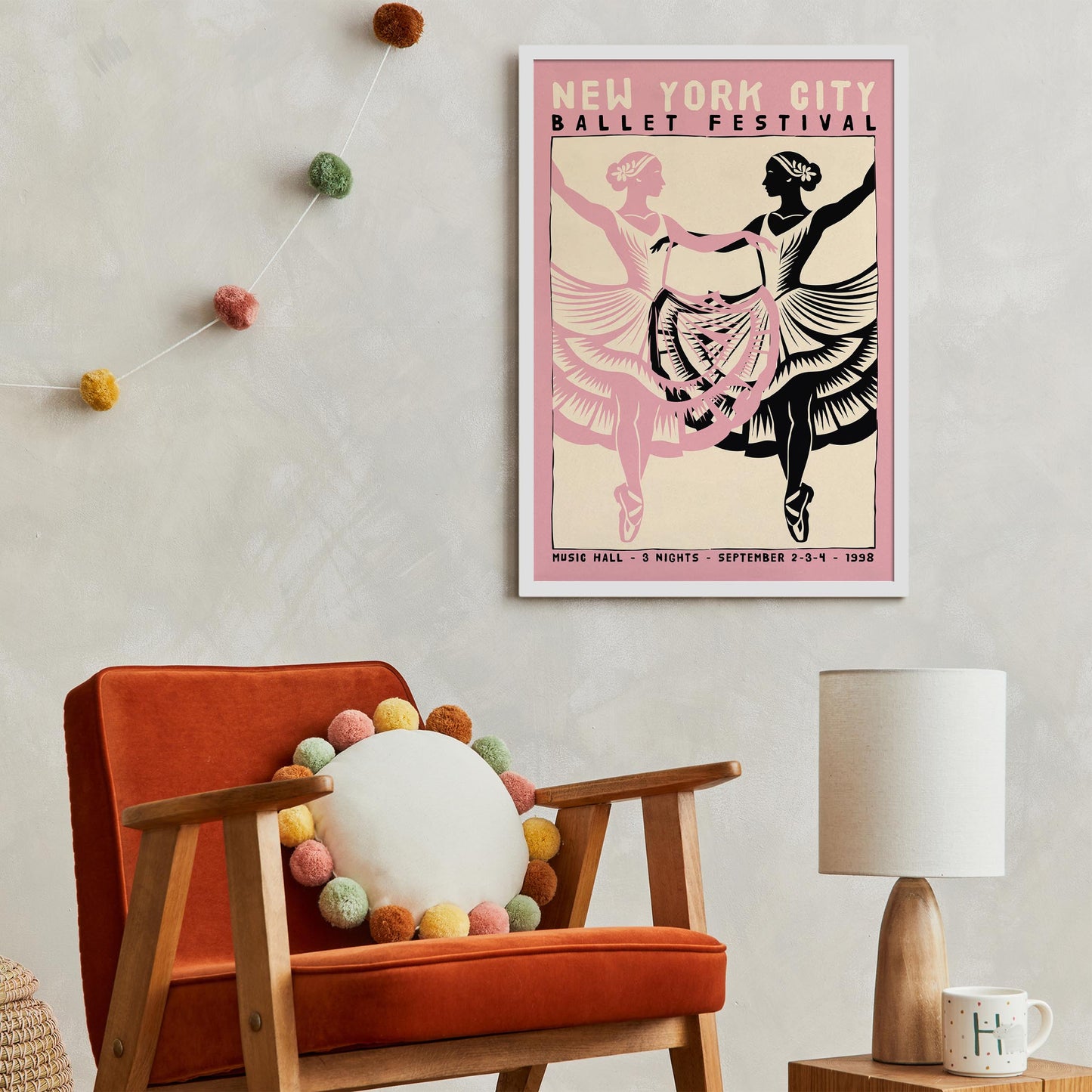 NYC Ballet Festival 1957 Poster Print