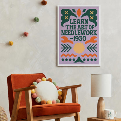 Needlework Art Print