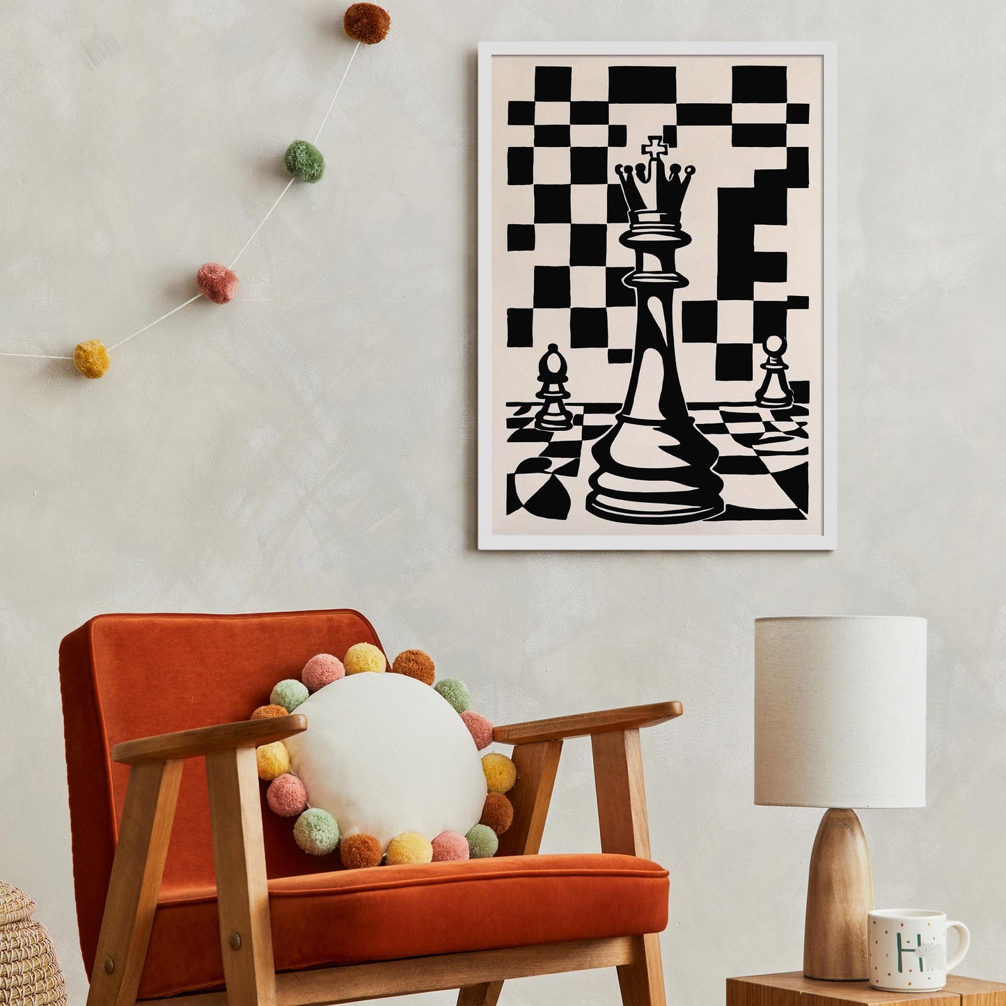 Chess Queen Wall Art