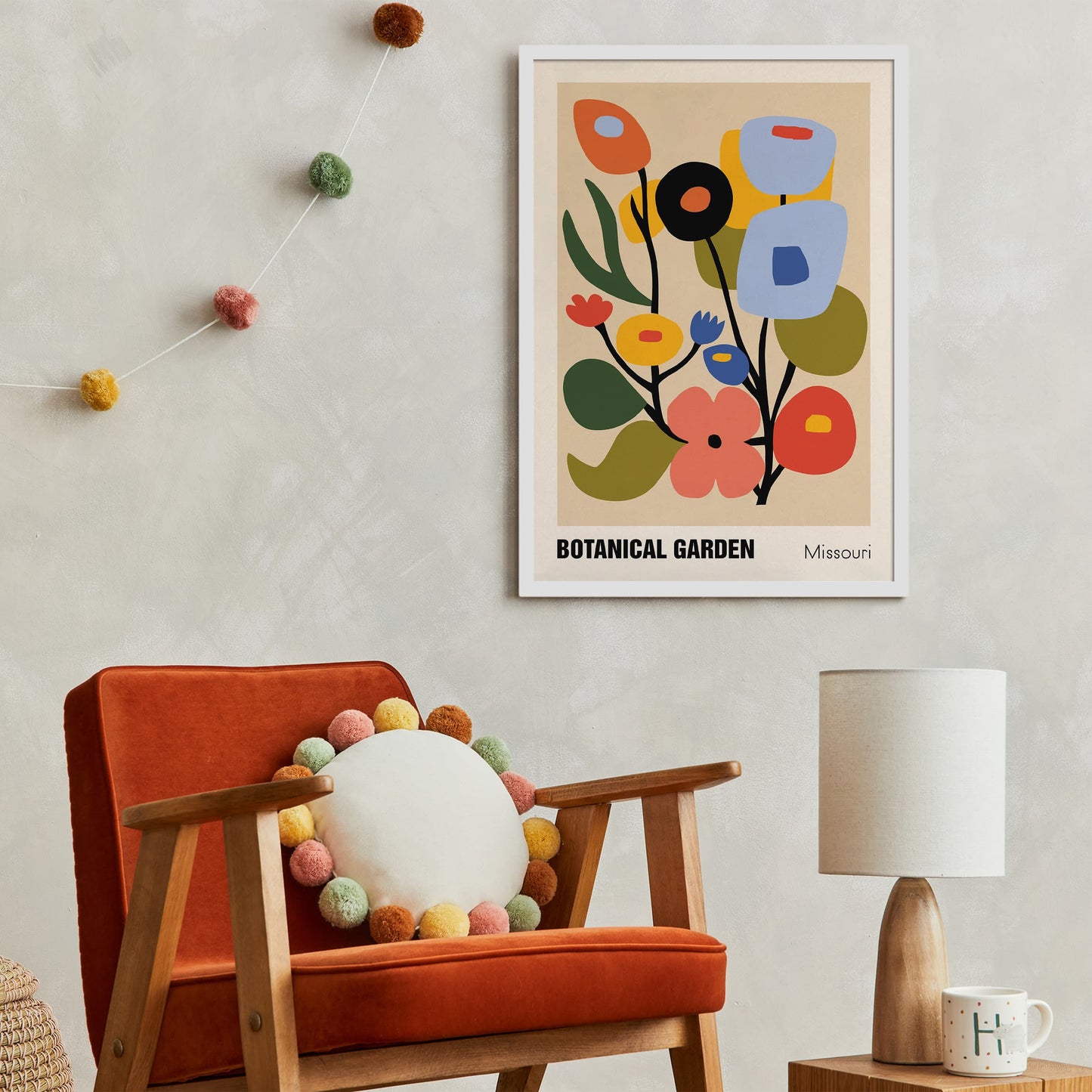 Missouri Botanical Garden Retro Poster