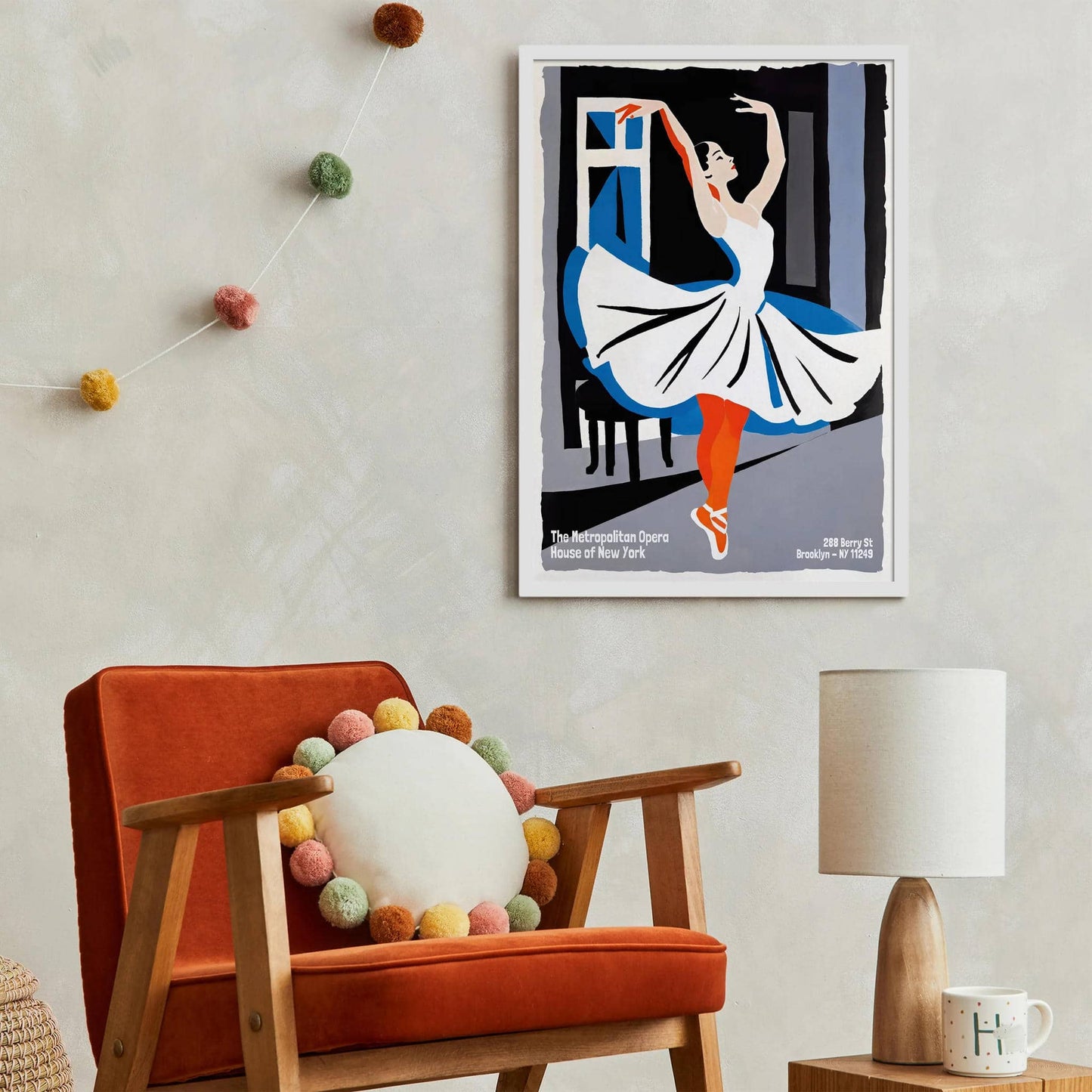 Metropolitan Opera House of New York Ballet Poster