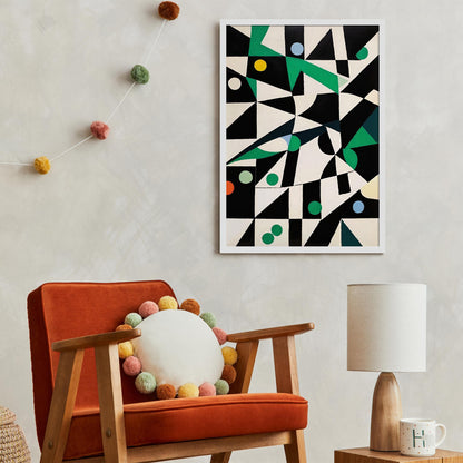 Colorful Abstract Shapes Wall Art