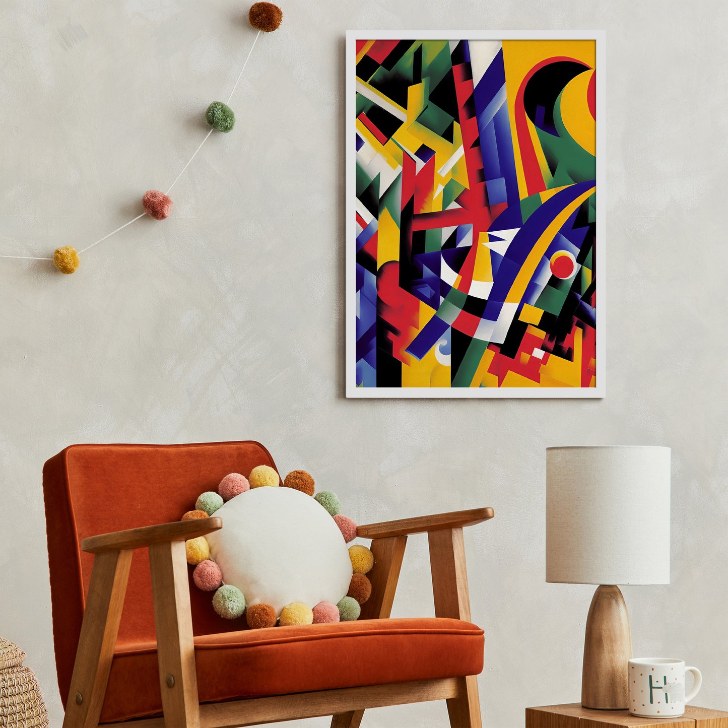 Abstract Vintage Composition Art Prints