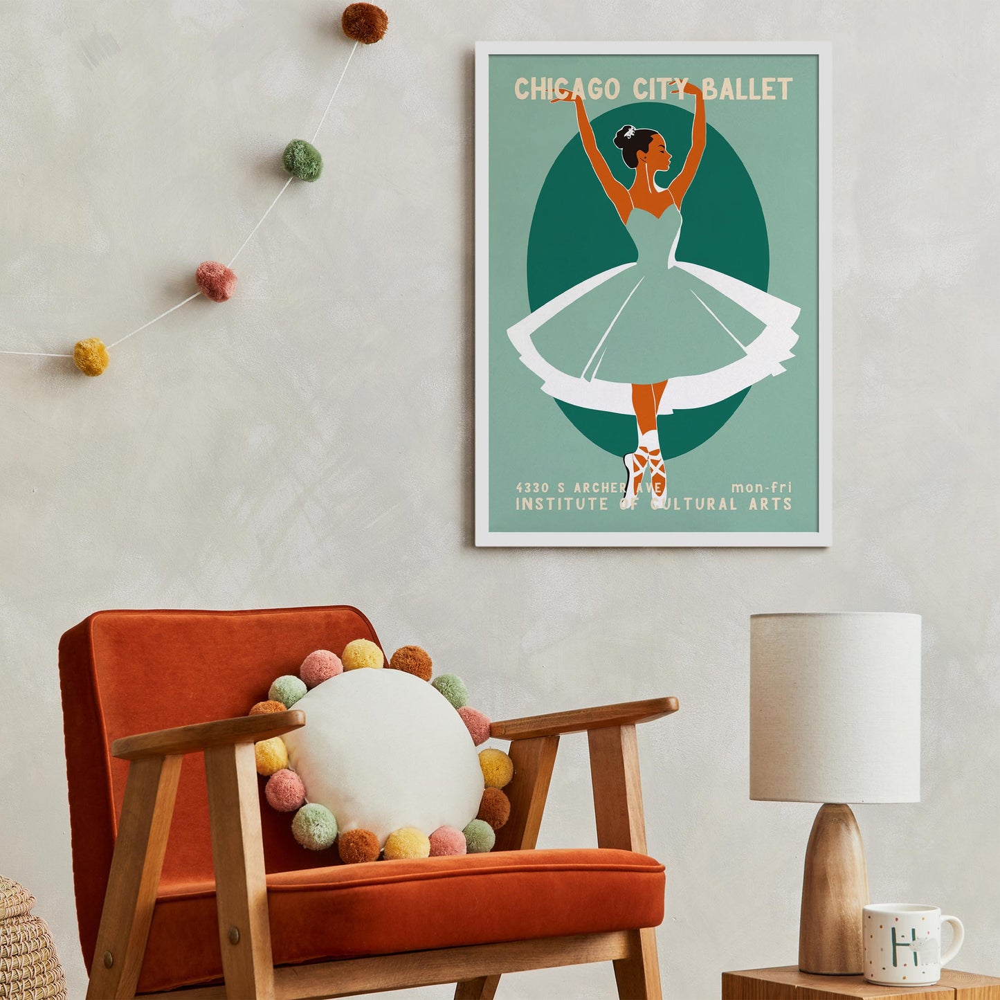 Chicago City Ballet Dancer Poster Print