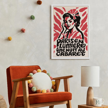 Paris Lumiere Cabaret Poster