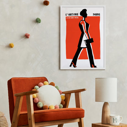 Parisian Fashion Wall Art Poster