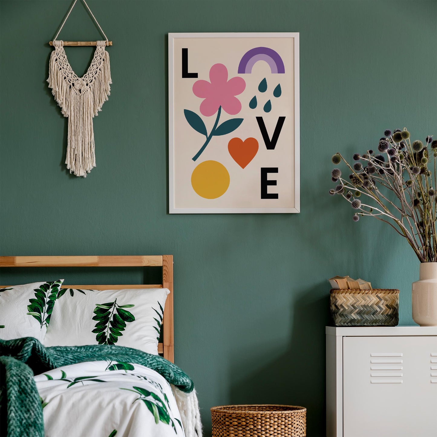Floral Love Wall Art
