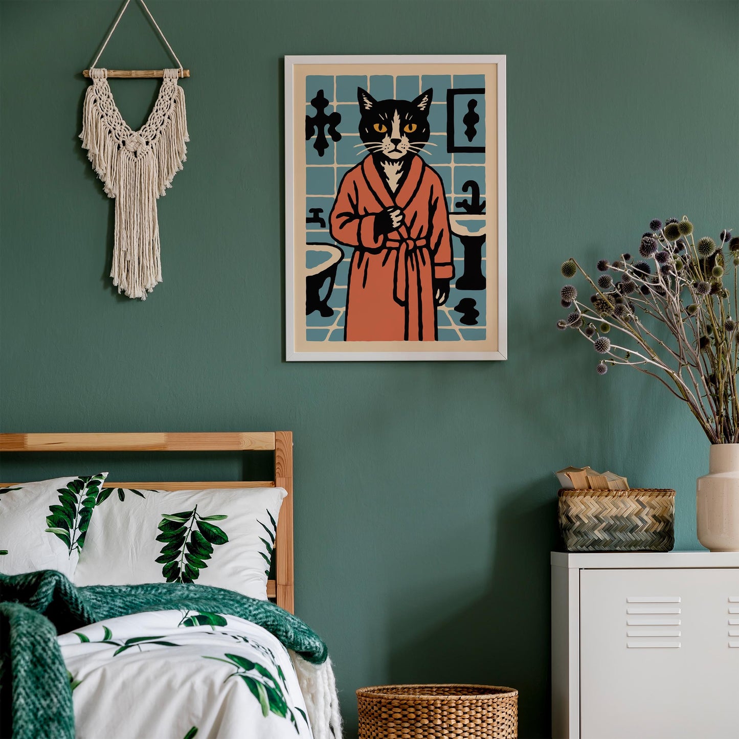 Bathroom Cat Wall Art