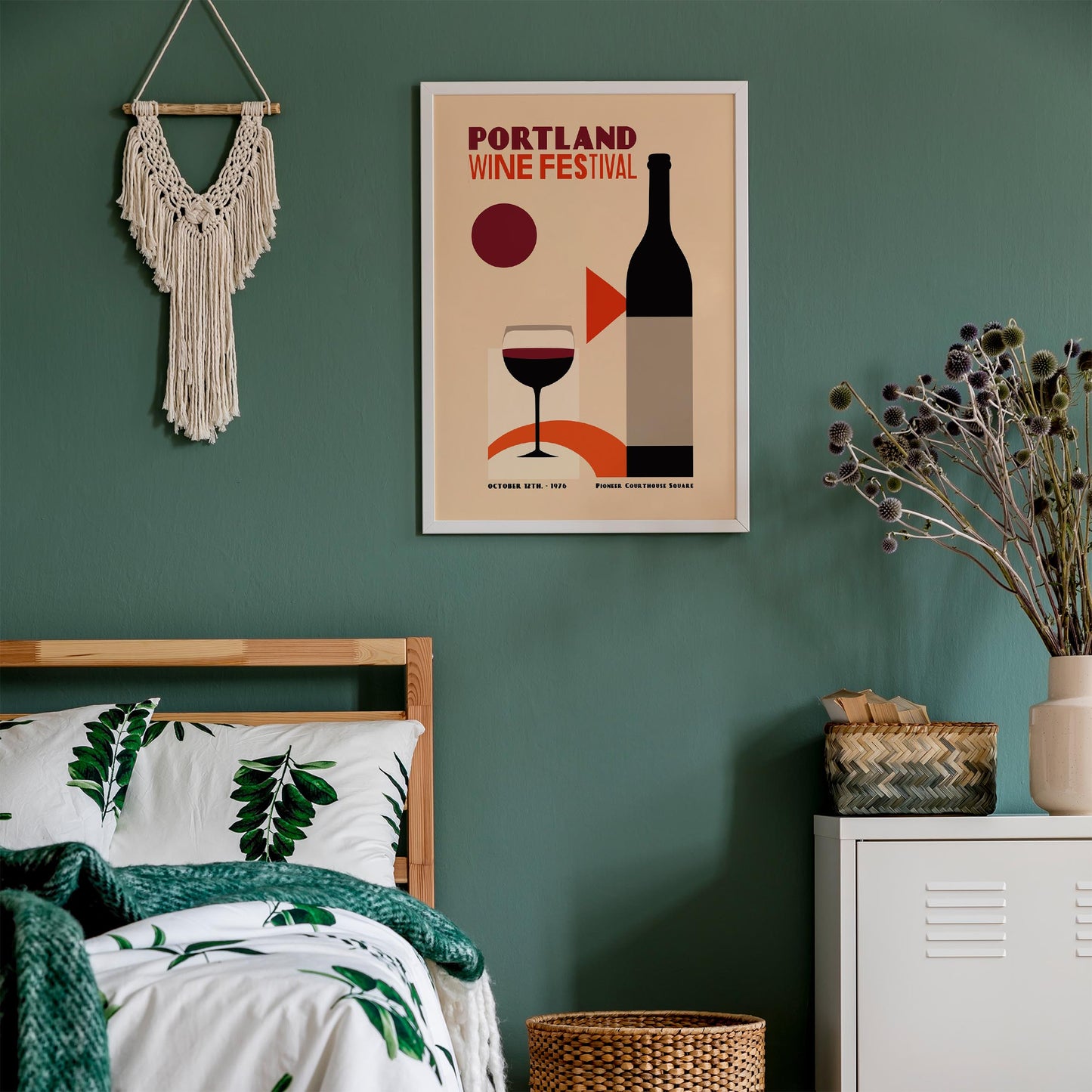 Portland Wine Festival Poster Print