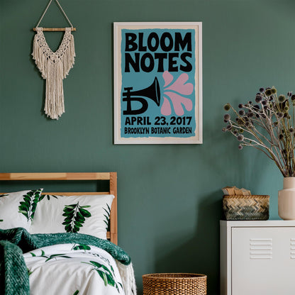 Bloom Notes Jazz Poster
