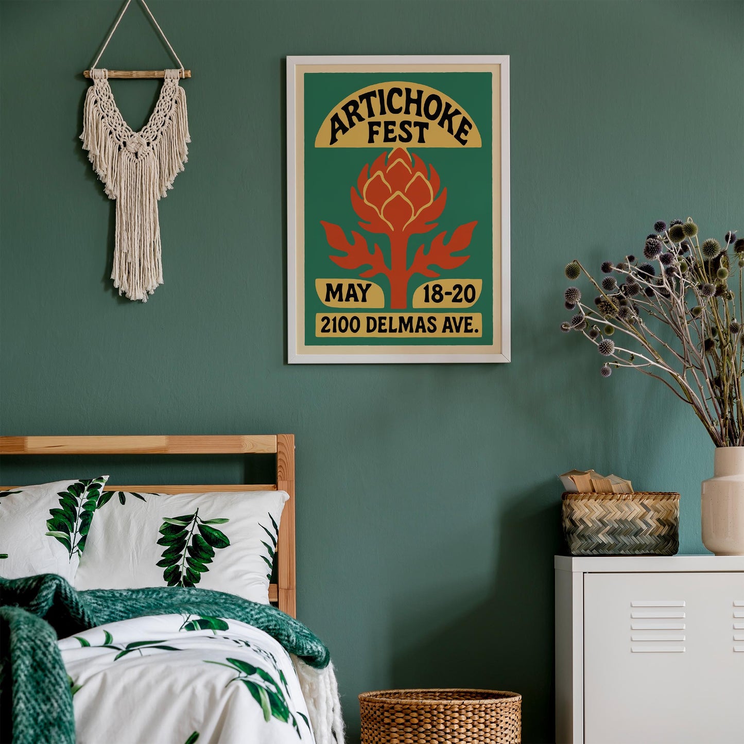 Artichoke Fest Wall Art Print