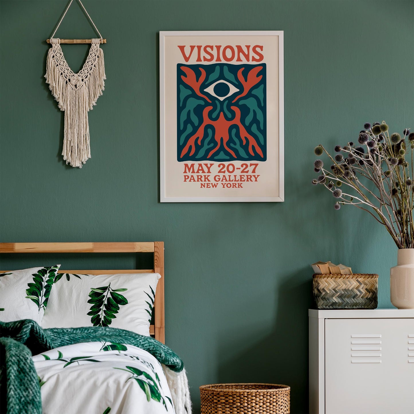 Visions Psychedelic Eye Poster