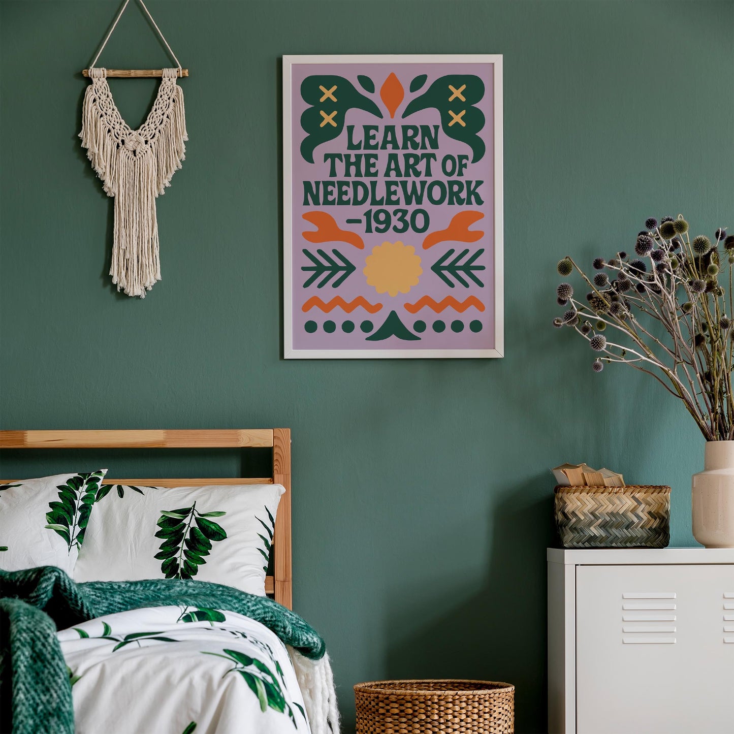 Needlework Art Print