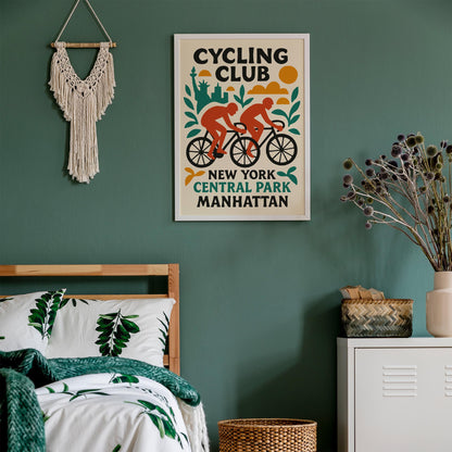 Central Park Cycling Club Print
