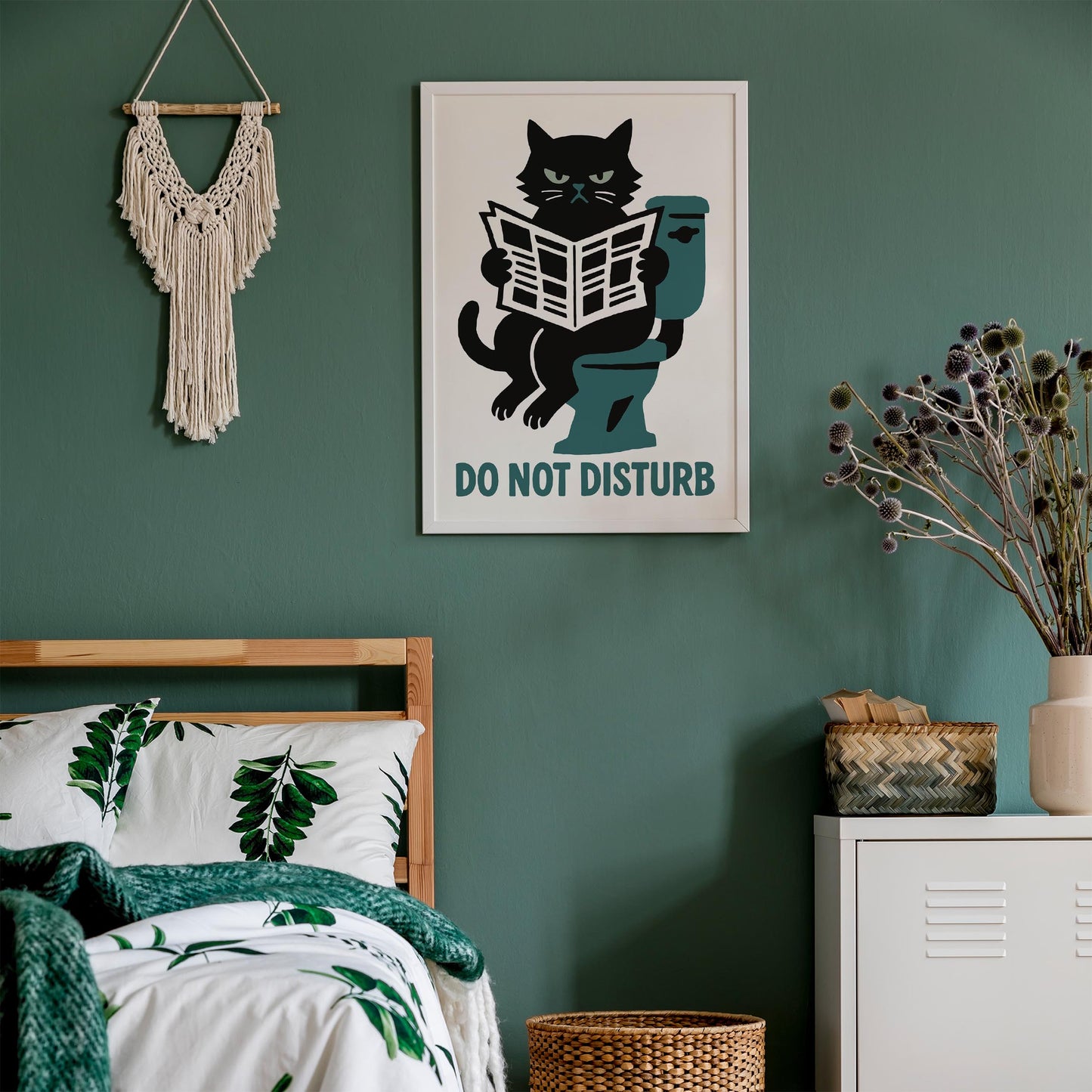 Do Not Disturb Cat Poster