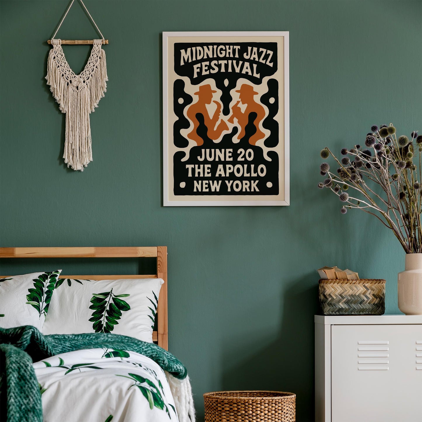 Midnight Jazz Festival Poster Print