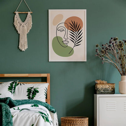 Minimalist Aesthetic Line Art Nature Print