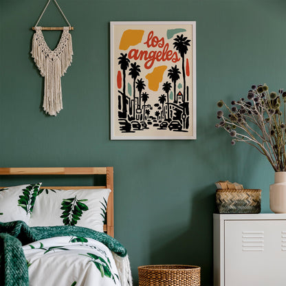 Los Angeles City Wall Art