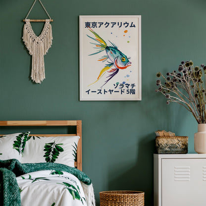 Japanese Fish Wall Art Poster