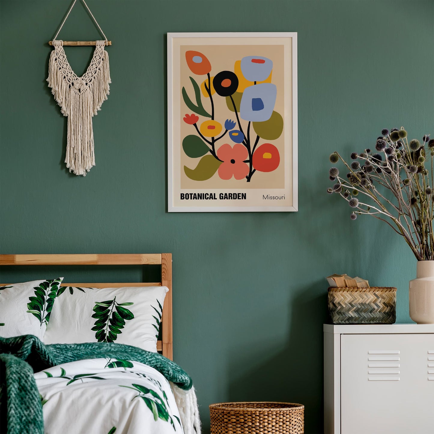 Missouri Botanical Garden Retro Poster