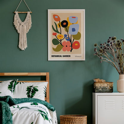 Missouri Botanical Garden Retro Poster