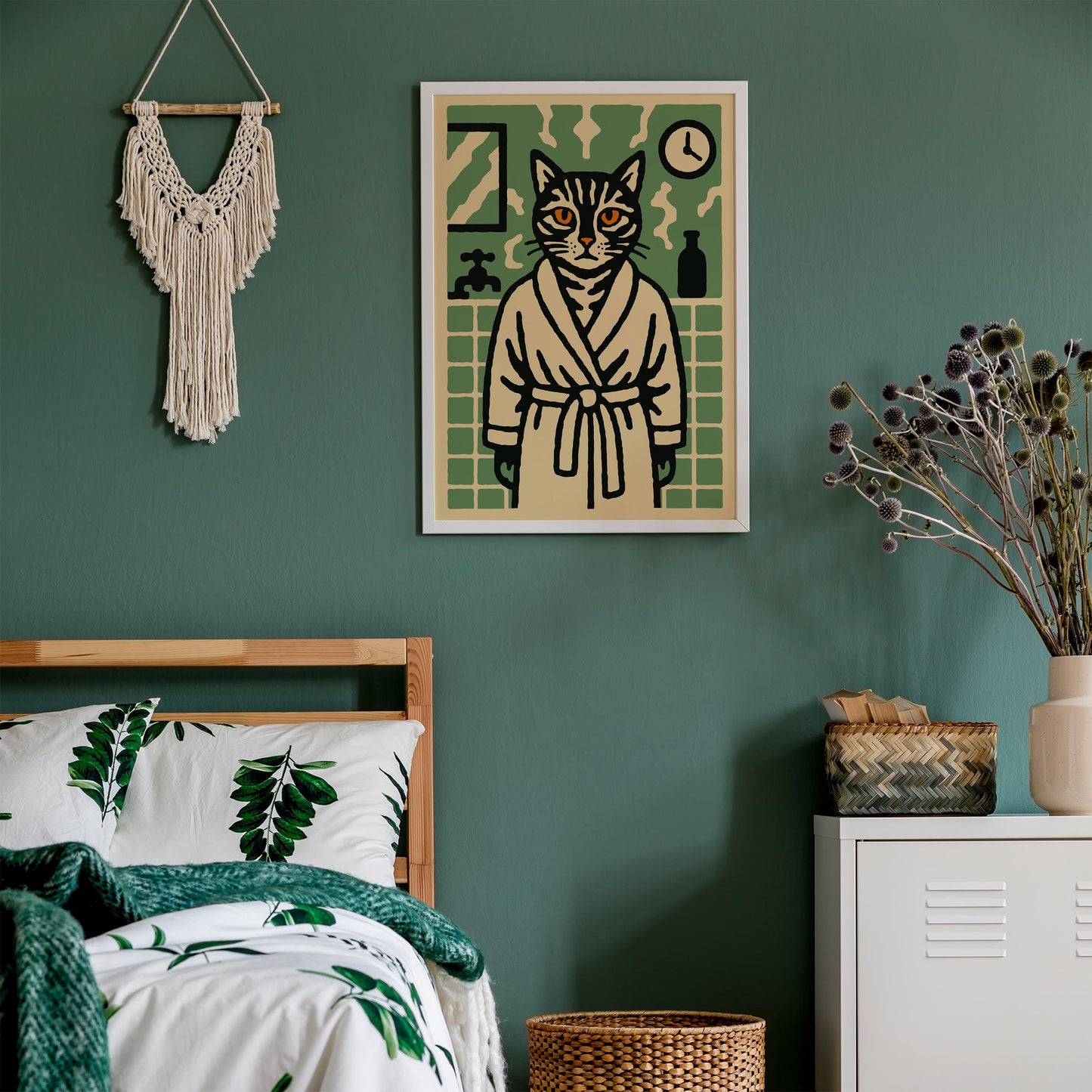 Cat Spa Poster Print