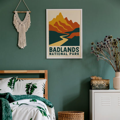 Badlands National Park Poster Print