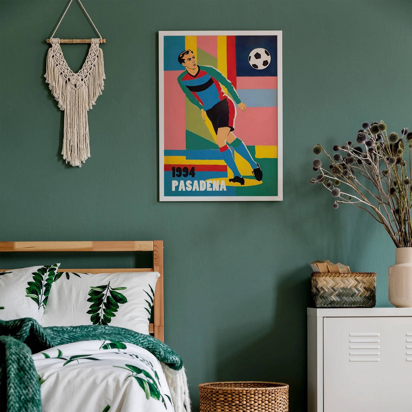 Pasadena 1994 Soccer Vintage Poster