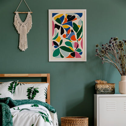Colorful Cut Outs Abstract Wall Art