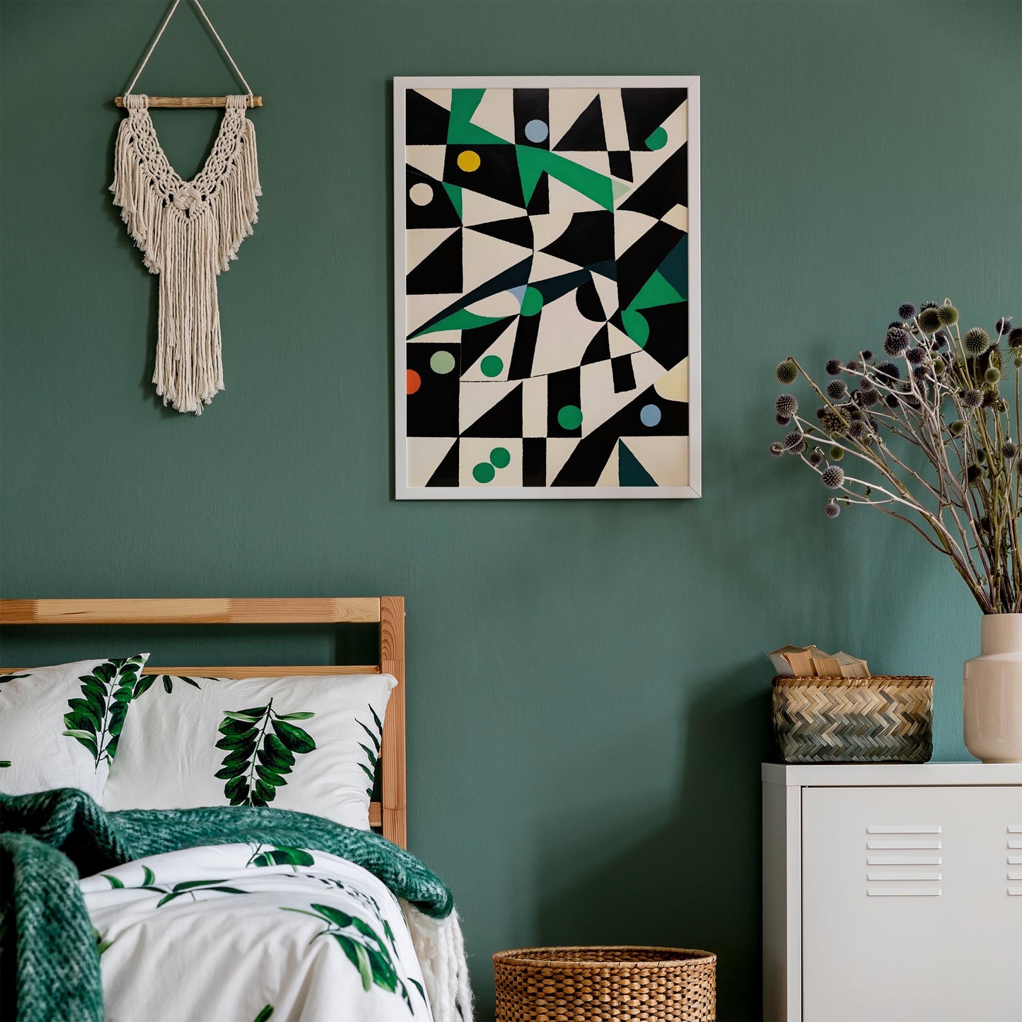 Colorful Abstract Shapes Wall Art
