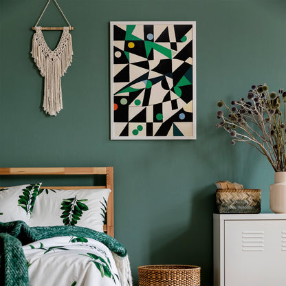 Colorful Abstract Shapes Wall Art