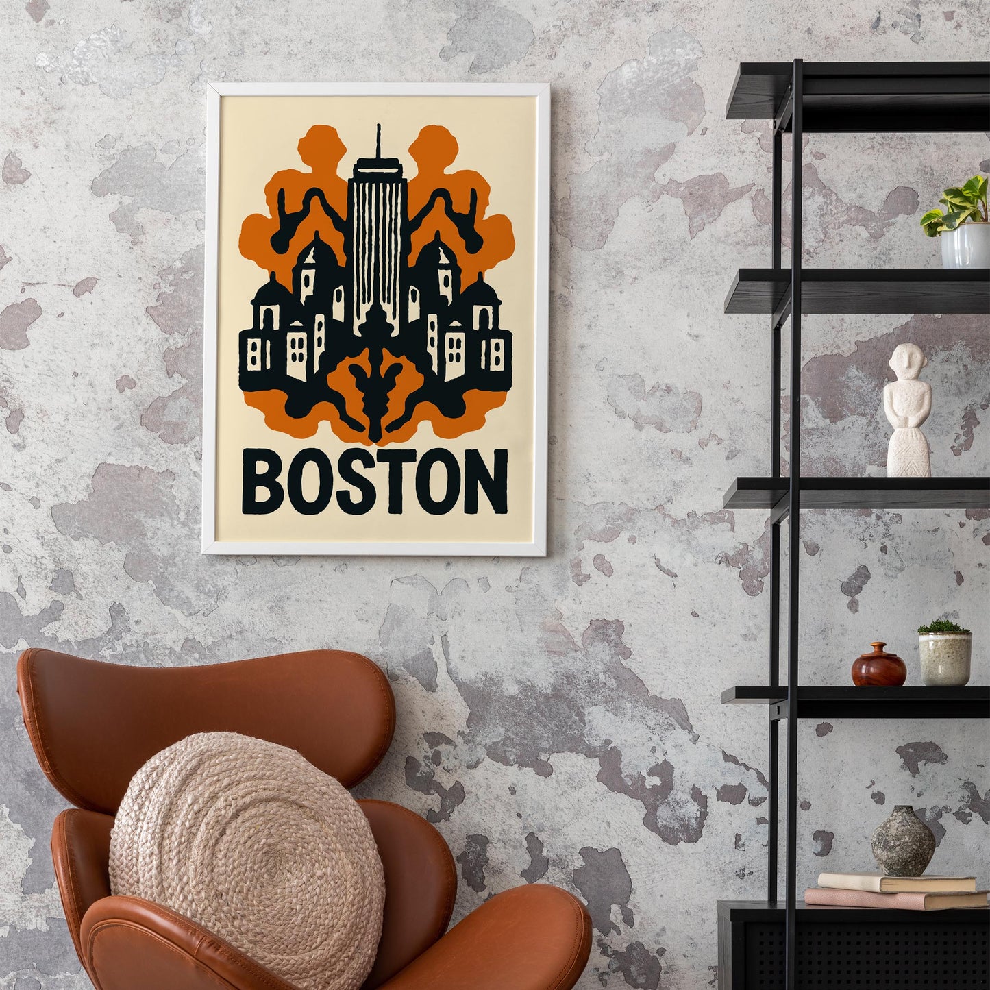 Boston Skyline Poster
